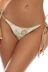 Luli Fama Luli Lux WAVY RUCHED BACK FULL TIE SIDE BOTTOM